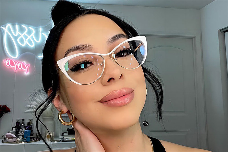 cat eye metal frame glasses cat eye metal frame glasses