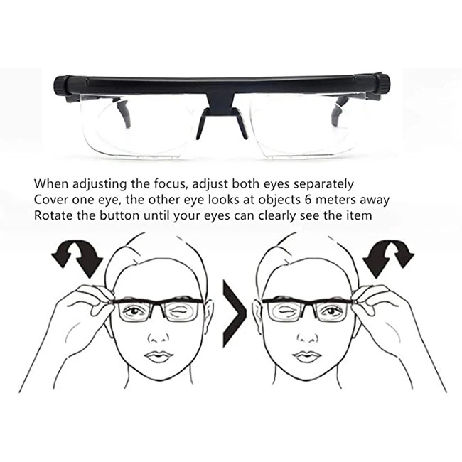 Adjustable Focus Glasses